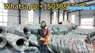 Concertina Razor Wire Consist of Inner Wire and Razor Blade