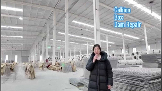 Army Usage of the Hesco Barrier Production Gabion Box for Dam Restoration Strong Retaining Wall