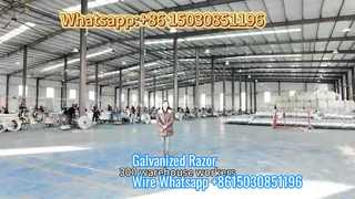 Razor Blade Wire Concertina Wire Workshop Razor Wire Factory