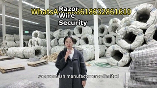 Razor Wire Fence Security Fence High ability of the Sharp Blade of Concertina Wire fence