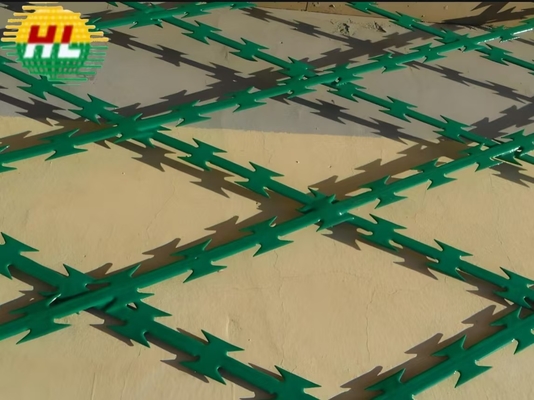 PVC Multi Purpose Aesthetic Razor Barbed Wire Fence