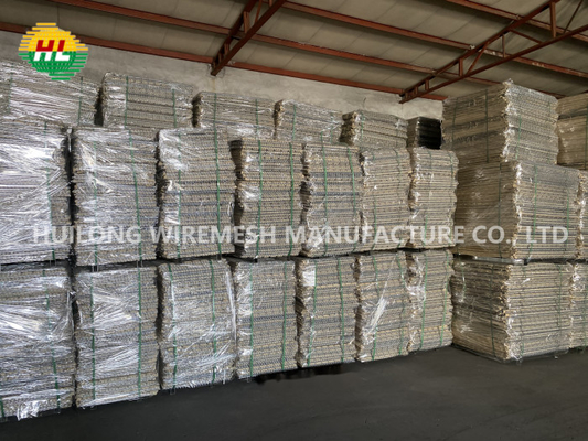 Heavy Galvanized Hesco Flood Barriers 75x75mm Defensive Wall