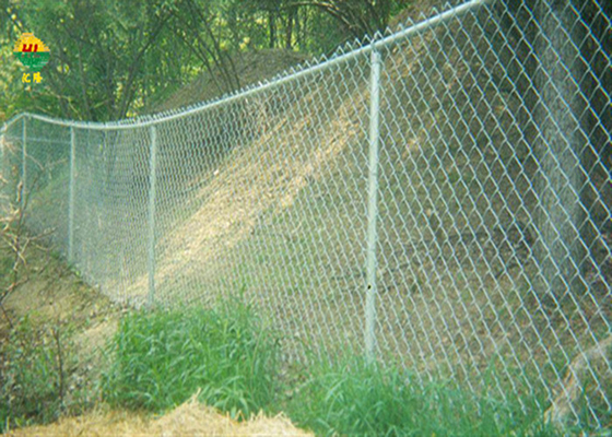 9.8 Ft High 60 X 60 Mesh 9 Gauga Galvanized Chain Link Fence