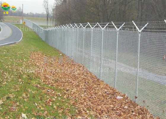 Galvanized 1.5mx10m/Roll 2mm Wire Chain Link Fence 2''X2''