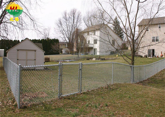 9.8 Ft High 60 X 60 Mesh 9 Gauga Galvanized Chain Link Fence