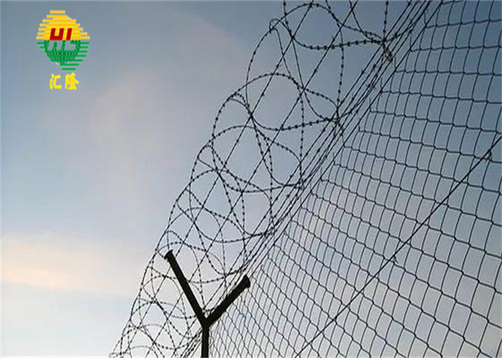 Pvc Coated Wire Chain Link Fencing For Garden Or Grass Land By Y Post