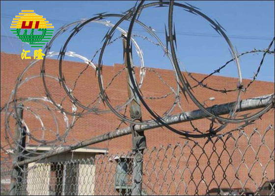 5 Coils Razor Barbed Wire 246ft Stainless Steel Galvanized