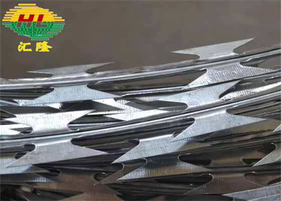 20m Galvanised Barbed Razor Wire Steel Security Fencing Farm Concertina Barb
