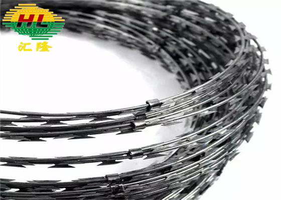 Bto-30 450mm Double Strand Barbed Wire Fence Concertina Wire