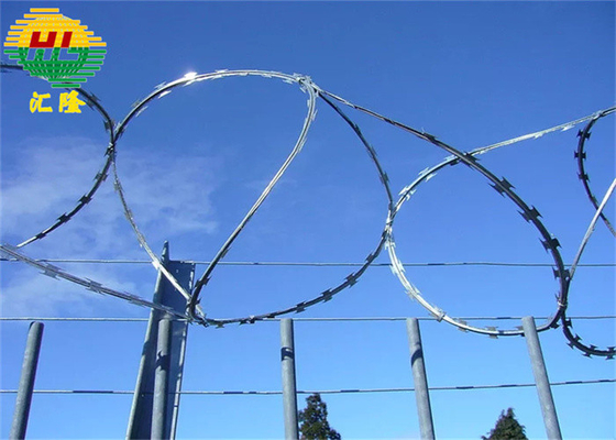 Bto-30 450mm Double Strand Barbed Wire Fence Concertina Wire