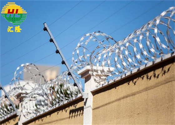 ASTM Bto-22 barbed concertina wire 700mm Galvanized Steel Barbed Wire