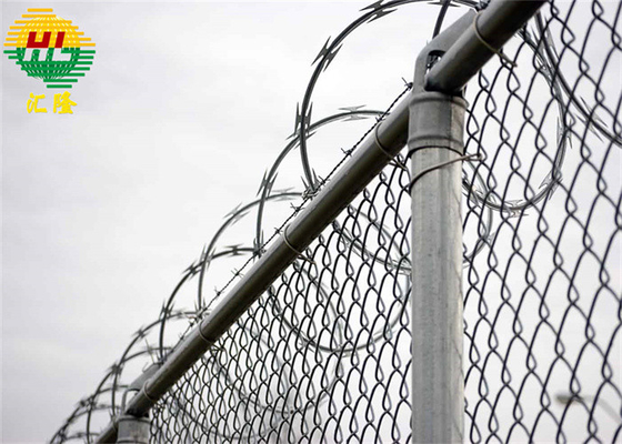 Galvanized ASTM Security Concertina Barbed Wire Anti Climb 500mm Cbt-60