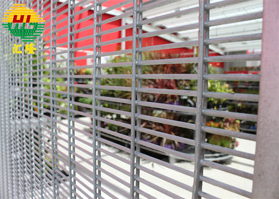 Heavy Duty Double Vertical Wires 358 Prison Mesh Fencing 2500mm 3000mm