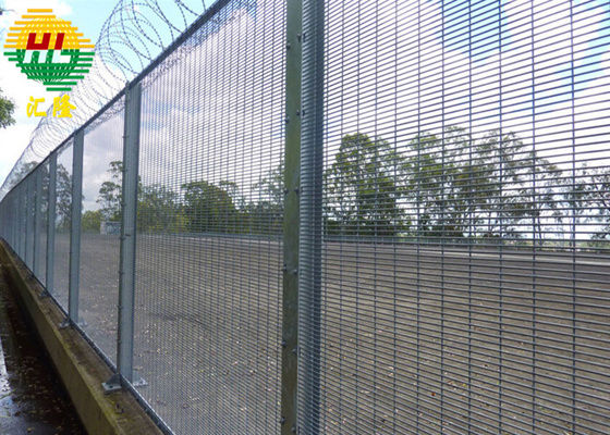 High Security 1.0m-2.4m Anti Climb Anti Cut Fence Durable Rustproof