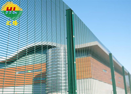 South Africa Anti Climb Flat Curved 358 Welded Mesh Security Fence 8GA Multipurpose