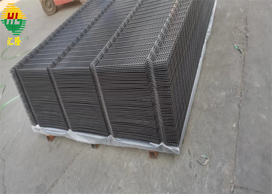 8GA 10GA Black Powder Coated Fence Panel Anti Cut 358 Security Fence Multipurpose