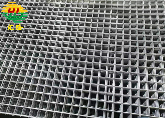 Hot Dip Galvanized 5x5inch Sliver Welded Wire Mesh Panels For Construction Site