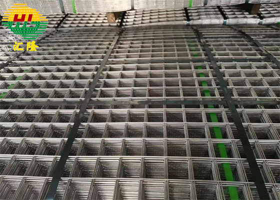 Hot Dip Galvanized 5x5inch Sliver Welded Wire Mesh Panels For Construction Site