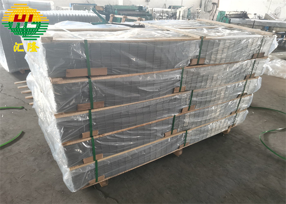 Hot Dip Galvanized 5x5inch Sliver Welded Wire Mesh Panels For Construction Site