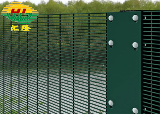 3''X0.5'' 4.0mm Welded Mesh Fence 358 Airport Security Low Carbon Steel