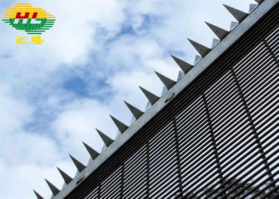 2.5m Welded Mesh Fence Low Carbon Steel Clear View 8 Gauge High Security