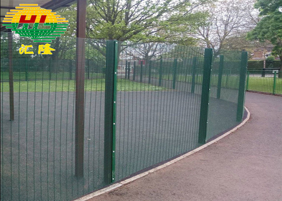 Customized 2.5m Clearvu Fencing Iso / Ce Certificate High Security