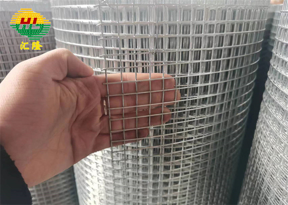 Galvanized Redrawing 4'X20m/Roll Welded Wire Mesh Rolls 1/2''