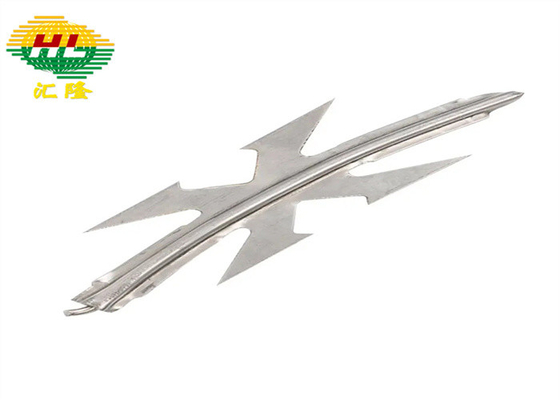 Stainless Steel Astm Concertina Wire Fence Enhanced Security With 3 Clips Per Spiral