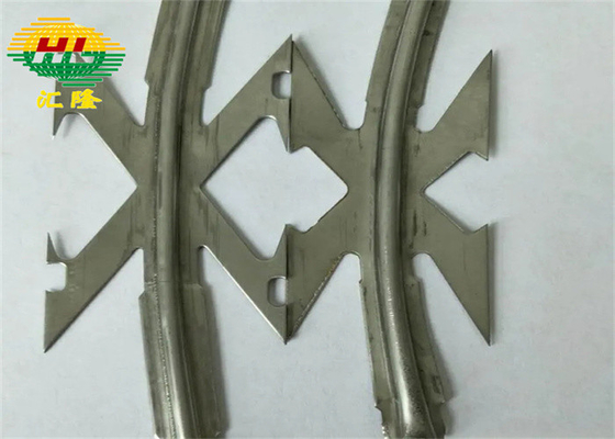 High Security CBT-60 CBT-65 Razor Wire Concertina Barbed Wire ASTM A975 Standard