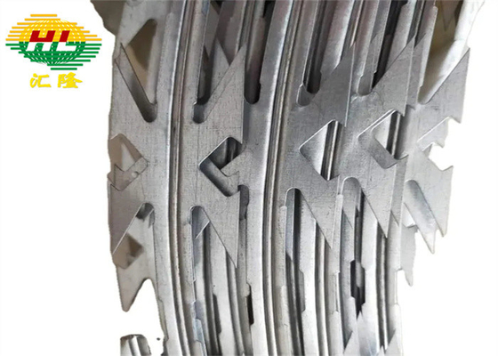 High Security CBT-60 CBT-65 Razor Wire Concertina Barbed Wire ASTM A975 Standard