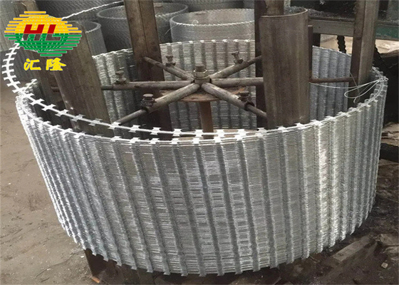 8ft Barbed Wire Coil Fencing Diameter 2.5mm Or Customed Electric Galvanized