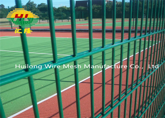 868/656 PVC Coated 2D Double Wire Welded Mesh Fence 800mm Height