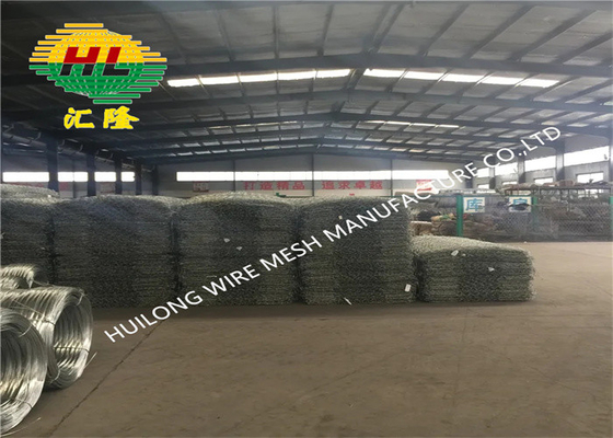2.7mm / 3.4mm Hexagonal Gabion Basket Wire Mesh 2x1x1 80x100