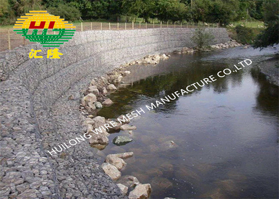 Hot Dipped Galvanized Hexagonal Gabion Mesh 2.7mm/3.4mm 2X1X1