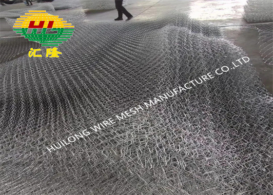 2m*1m*1m 2.0mm Wire Mesh Gabion Box Zinc Coating