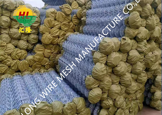 1.5mx10m/Roll 2''X2'' Mesh Galvanized Chain Link Fence Rolls 2mm Dia
