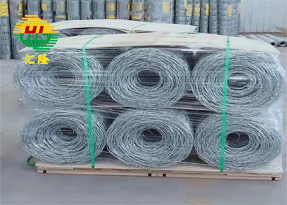 Rectangular Farm Field Galvanized Deer Fencing 1.5m Height Packed In Plastic Film