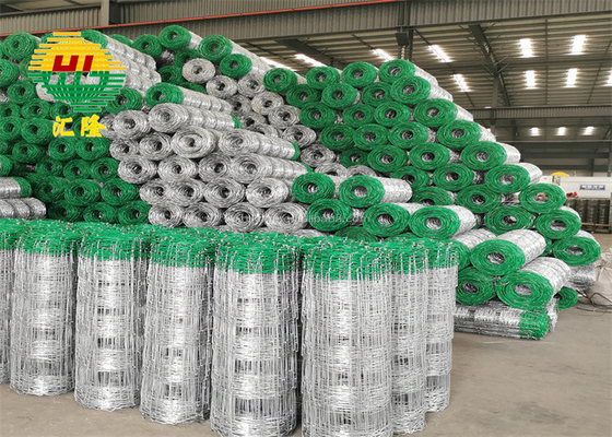 Rectangular Farm Field Galvanized Deer Fencing 1.5m Height Packed In Plastic Film