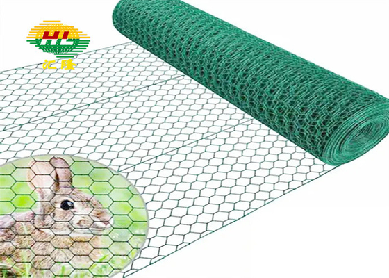 3 8 Inch 20 Gauge Hexagonal Netting Wire Green Pvc Coated