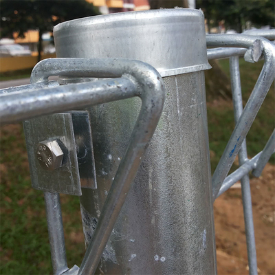 Pvc Or Galvanized Welded Wire Mesh Fence Rolltop 50*150 With Bolts Or Customized