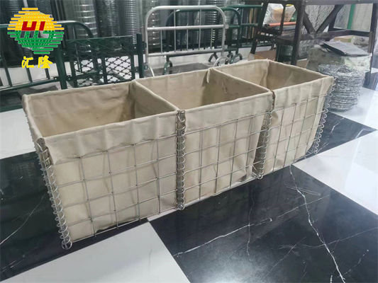 Height 0.6m-2.7m  Sand Wall Hesco Barrier Length 1.21m-33m