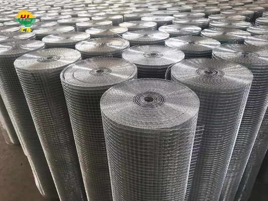 Hot Dipped Galvanized Welded Wire Mesh Rolls 1 Inch Height 1.5m/5ft
