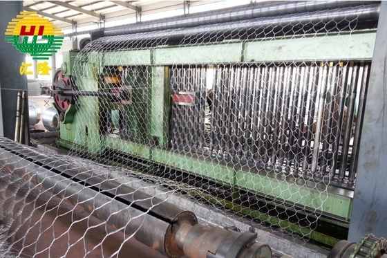 Galfan Wire Stone Cages Hot Dipped Galvanized Retaining Wall