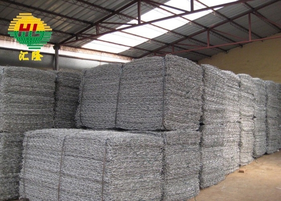 Heavy Galvanized Pvc Coated Gabion Stone Cage Basket Retaining Wall