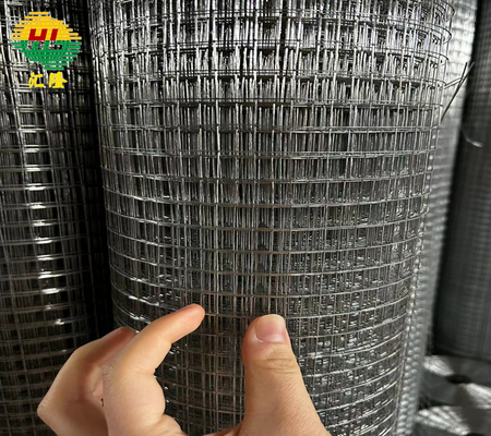 1/2'' 12.7*12.7mm Galvanised Wire Mesh Fencing Rolls Bright Silver