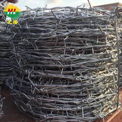 2mm*2mm Thickness Galvanized Steel Barbed Wire Protective Use
