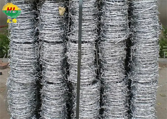 Fencing Galvanised Steel Barbed Wire Security Sharp Anti Corrosion