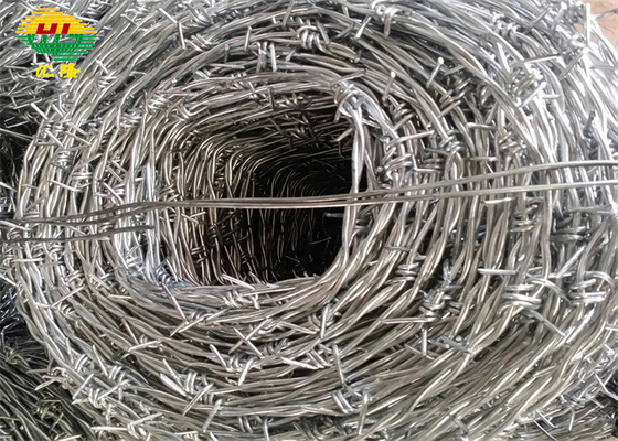 Fencing Galvanised Steel Barbed Wire Security Sharp Anti Corrosion