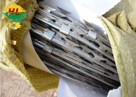 Stainless Steel 304 Security Concertina Razor Barbed Wire 2mm For Fence