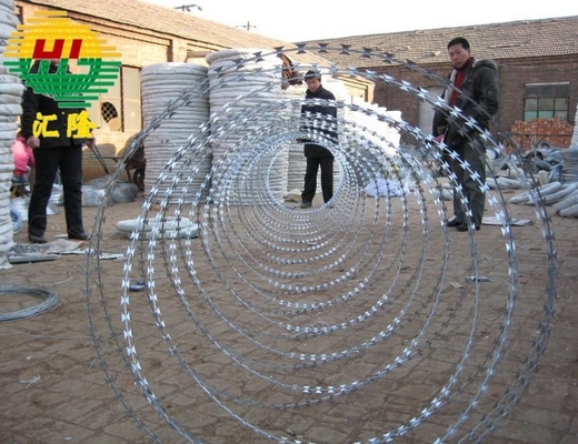 Factory Directly Sell Boundary Security Barbed Wire Concertina Razor Barbed Wire